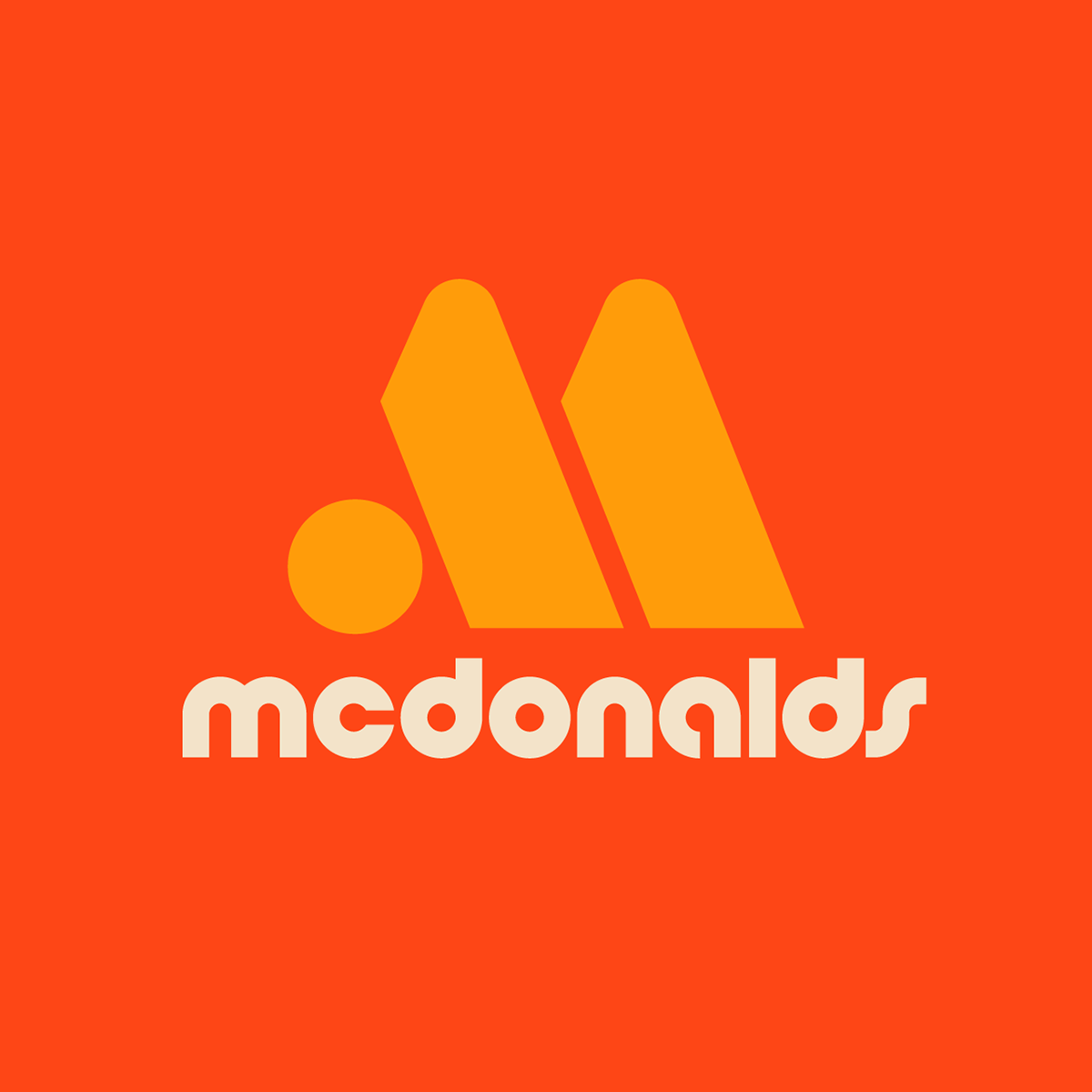 Новый логотип Макдональдс