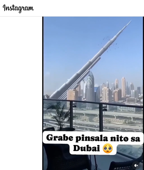 Крушение Бурдж-Халифы