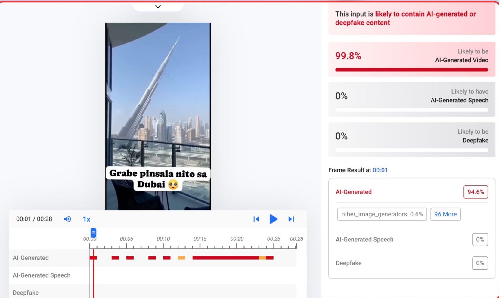 Крушение Бурдж-Халифы фейк